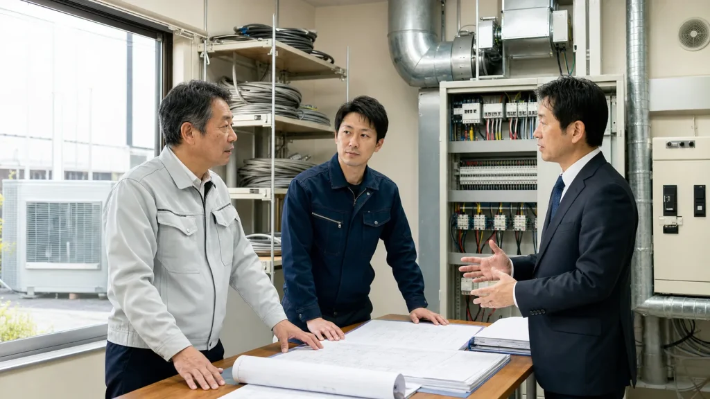 空調・換気・動力電源に強い電気工事会社の事業承継相談