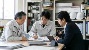 保守点検記録と小修繕履歴を確認する地域電気工事会社の承継相談
